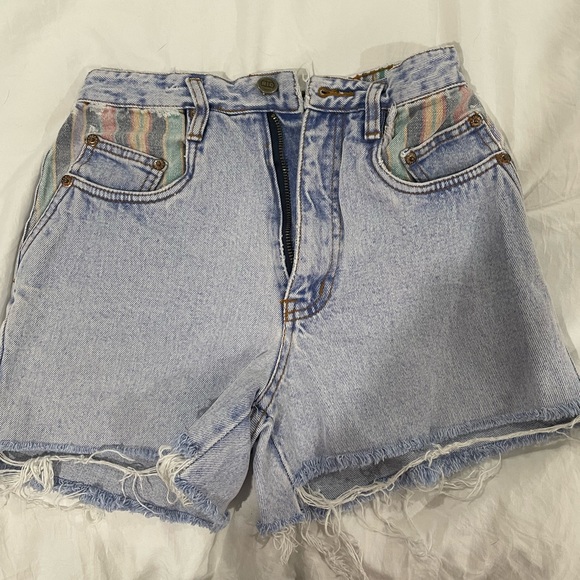 Size 24Waist Vintage Denim Shorts - Picture 2 of 2